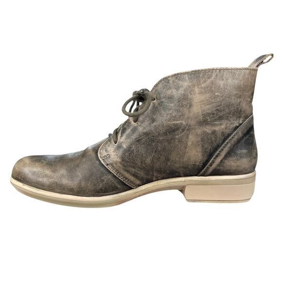 NAOT Women’s Levanto Brown Distressed Leather Ankle Boot Size 40 US 9/9.5 - Picture 2 of 12